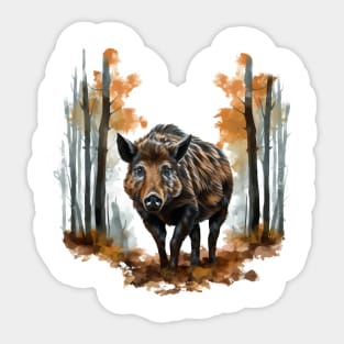 Wild Boar Sticker